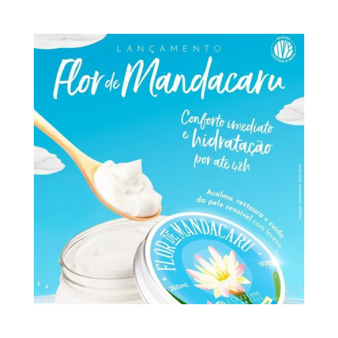 Creme Hidratante Corporal Flor de Mandacaru - 200ml L'occitane