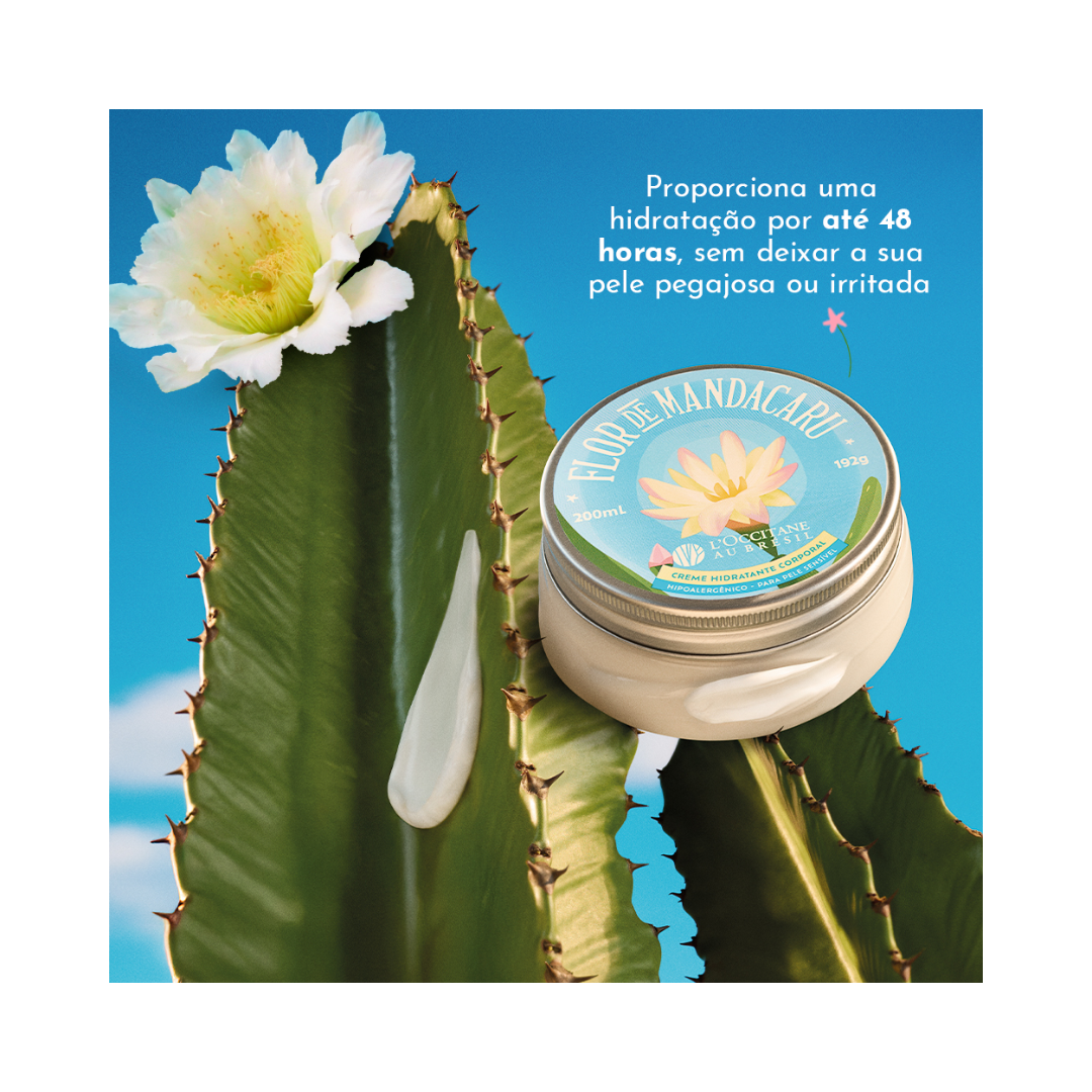 Creme Hidratante Corporal Flor de Mandacaru - 200ml L'occitane